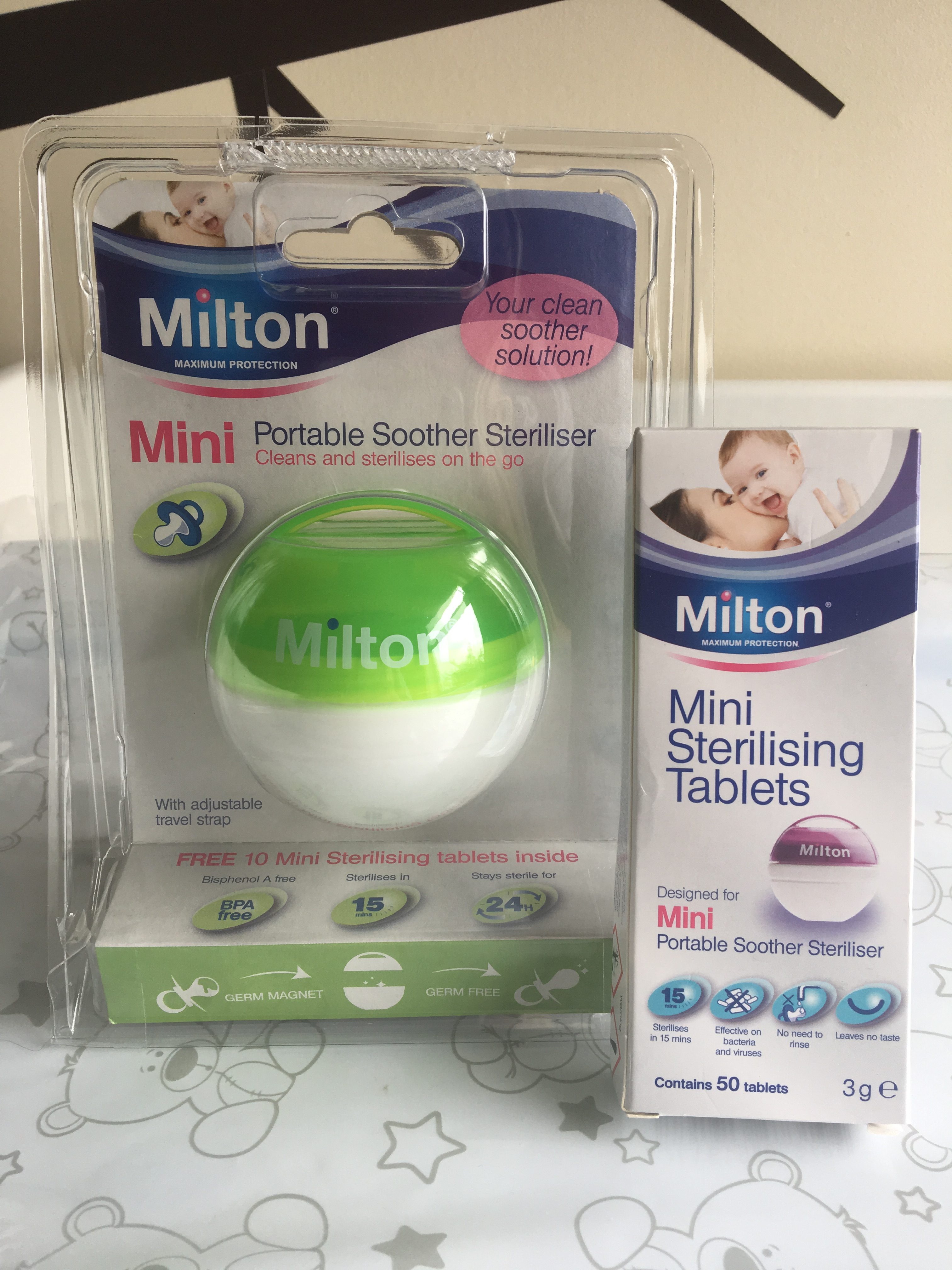 mini portable soother steriliser